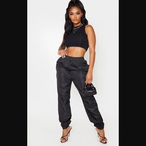 Pretty Little Thing High Wasted Shell Joggers